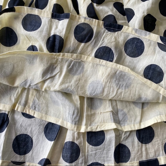 ⚫️ ONLY BLACK YELLO POLKA DOT MINI DRESS! - Picture 8 of 8